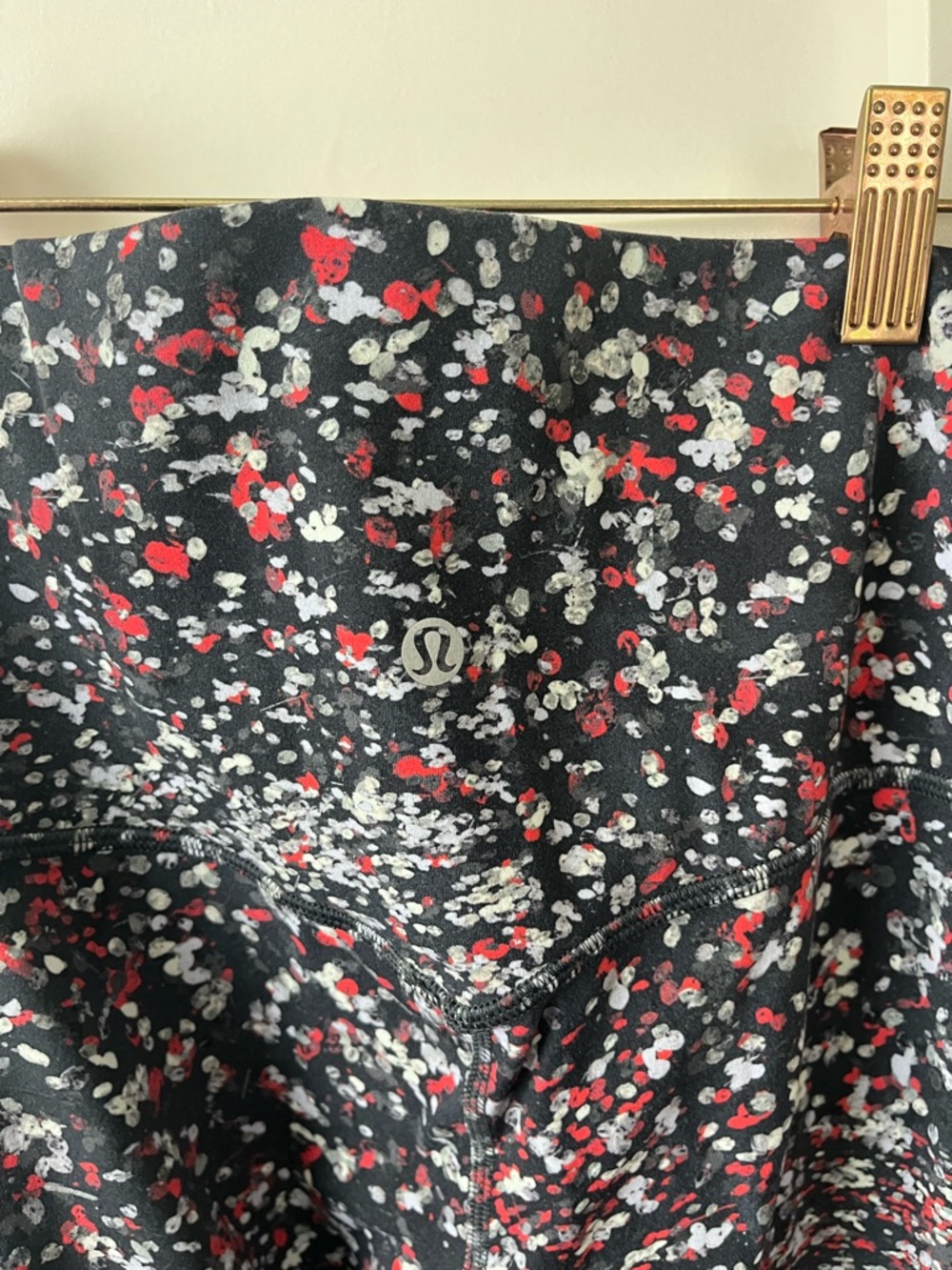 Lululemon athletica align Black Confetti Print Leggings - Picture 2 of 3